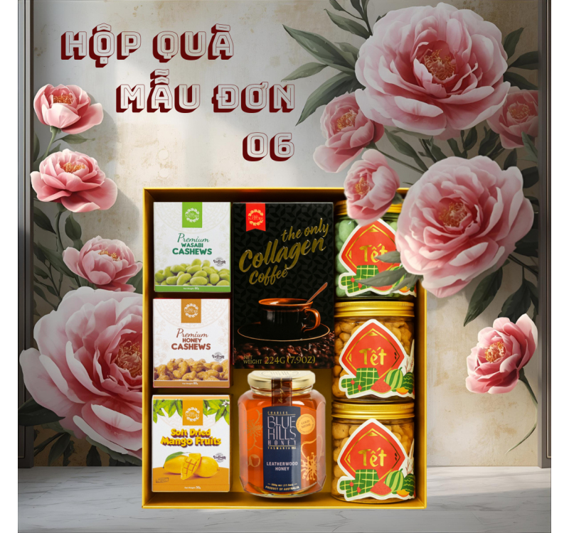 HỘP QUÀ MẪU ĐƠN ĐỎ 06