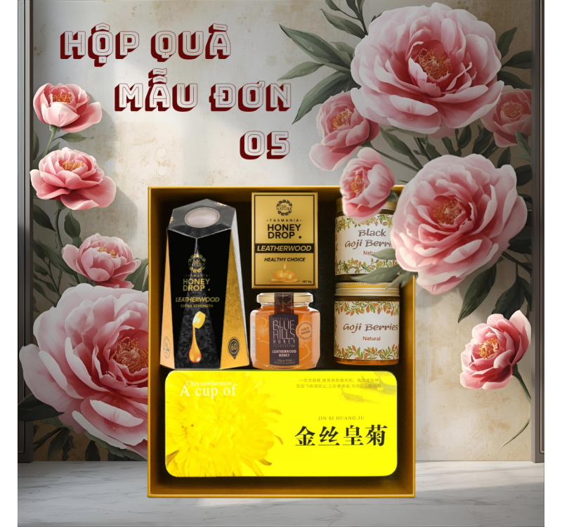 HỘP QUÀ MẪU ĐƠN ĐỎ 05