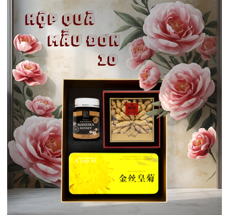 HỘP QUÀ MẪU ĐƠN ĐỎ 10