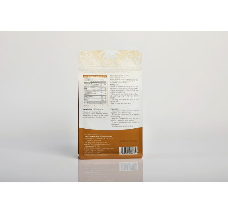 HẠT ĐIỀU SẤY KHÔNG MUỐI 200G