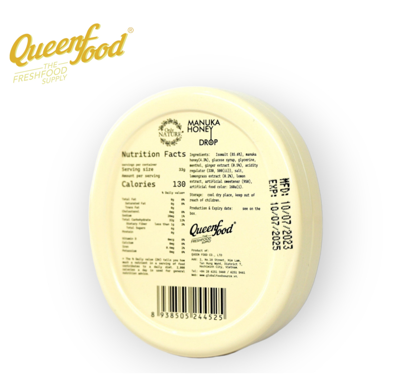 KẸO GỪNG MẬT ONG MANUKA 33G